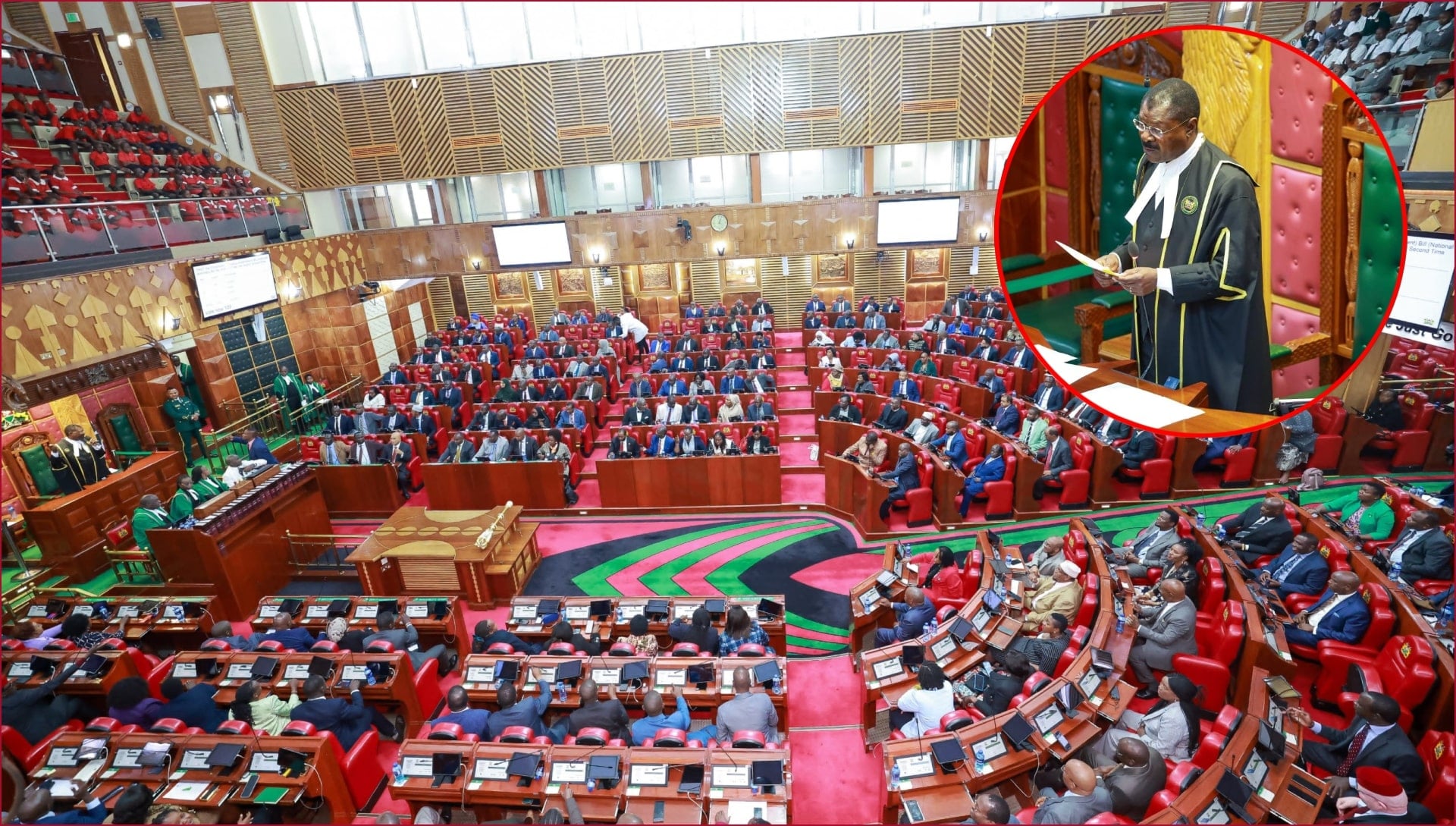 Speaker Wetang'ula announced the death of nominated MP Denar Hamisi.